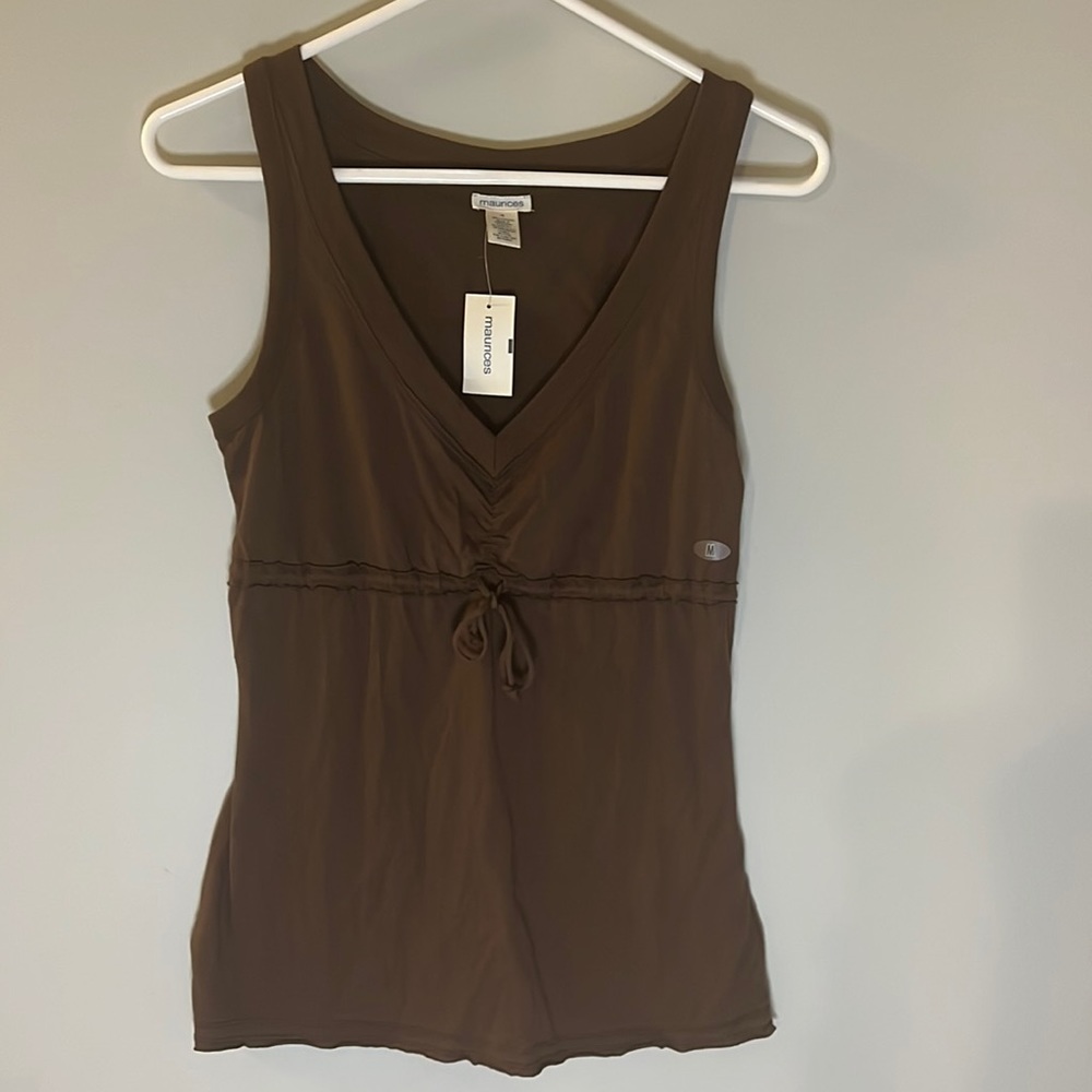 Maurice’s brown tank nwt medium